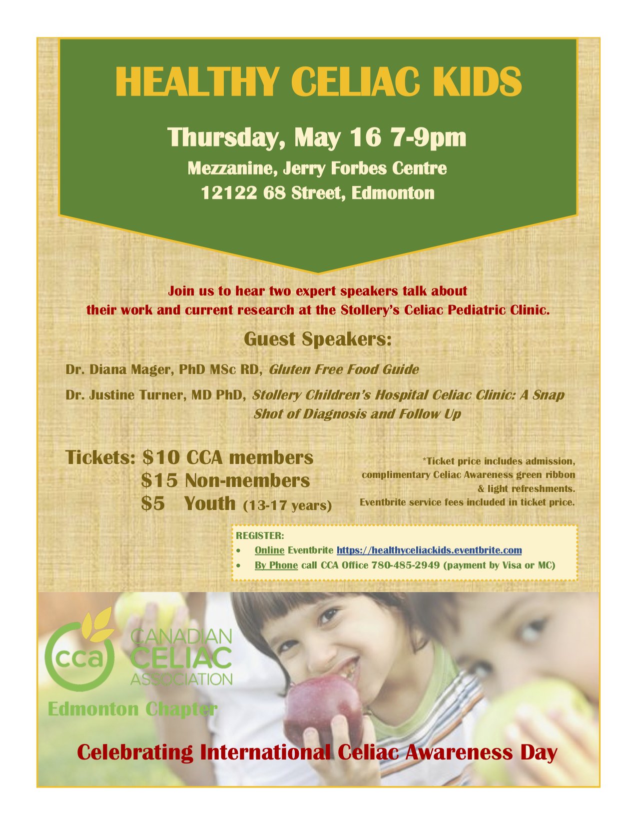 Healthy Celiac Kids – Past Event – May 16, 2019 | Celiac Edmonton